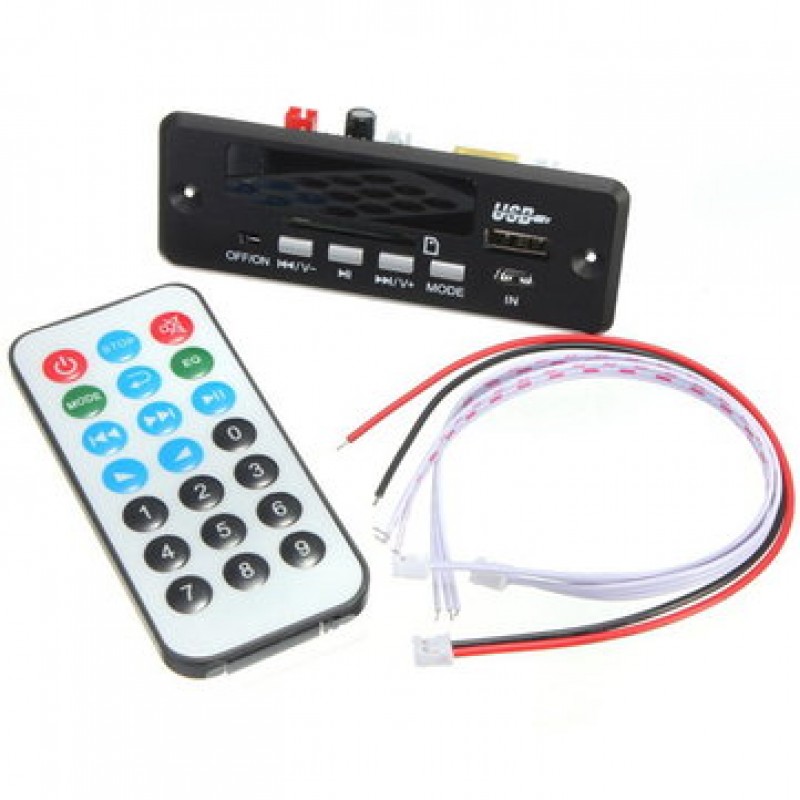 7-12V Handsfree Bluetooth MP3 Decoder Board With Bluetooth Modul